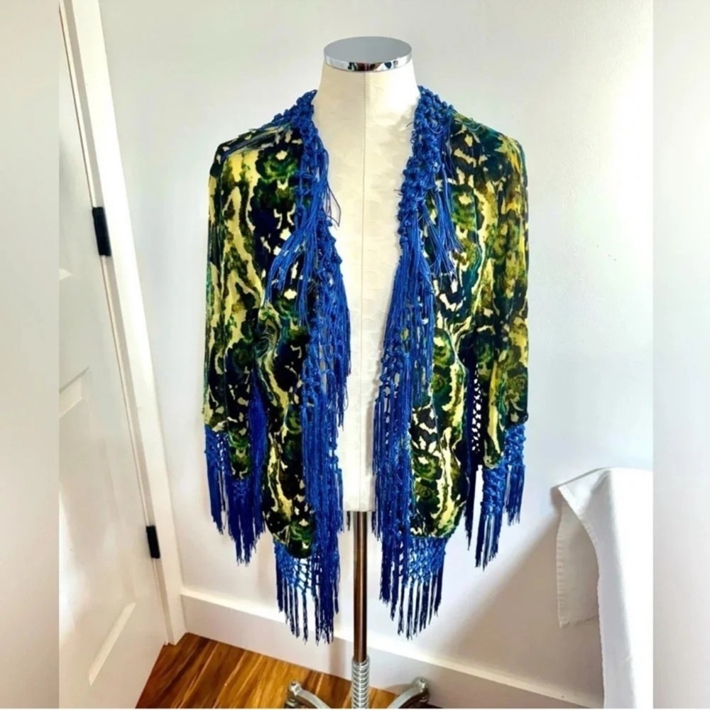 Urban Outfitters Roxanna Fringe Kimono